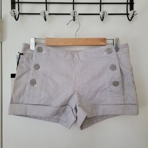 Aritzia Talula Striped Twill Shorts